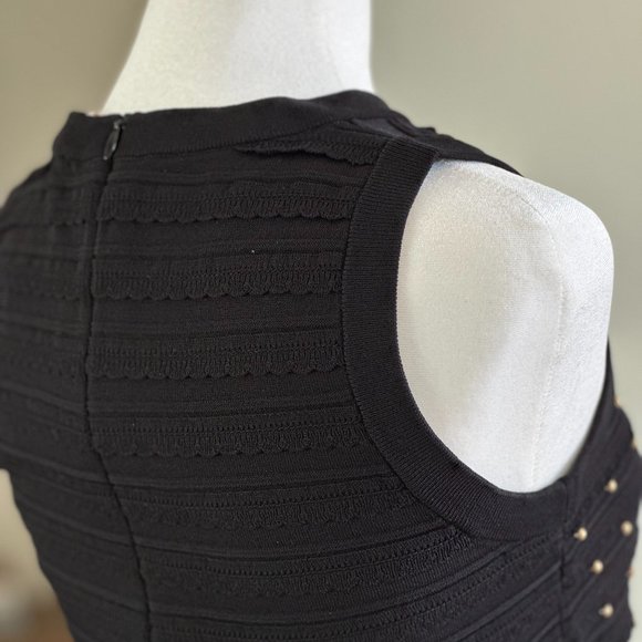 MICHAEL KORS LITTLE BLACK DRESS WITH GOLD BEADS - SZ SMALL - NEW WITH TAGS - Picture 6 of 10